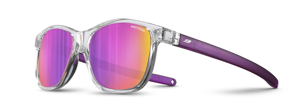 Julbo Kids' Turn 2 Spectron 3 Shiny Crystal/Purple Translucent Matt
