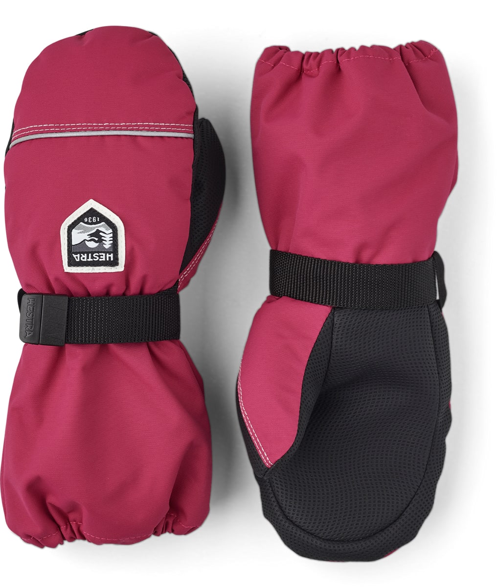 Hestra Kids' Wool Terry - Mitt Fuchsia