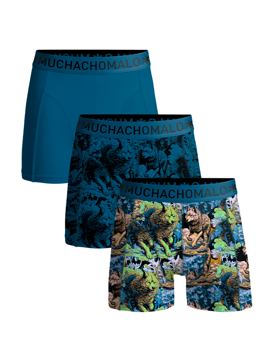 Muchachomalo 1010 Wolfy 3pk Print/print/solid
