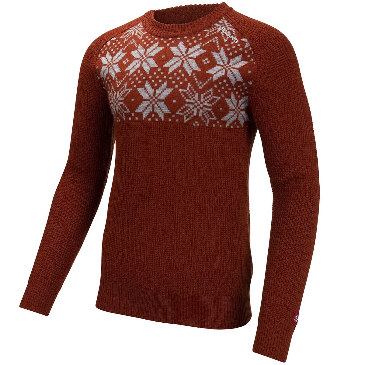 Ulvang Men's Rav Kiby Roundneck Arabian Spice/Grey Melange