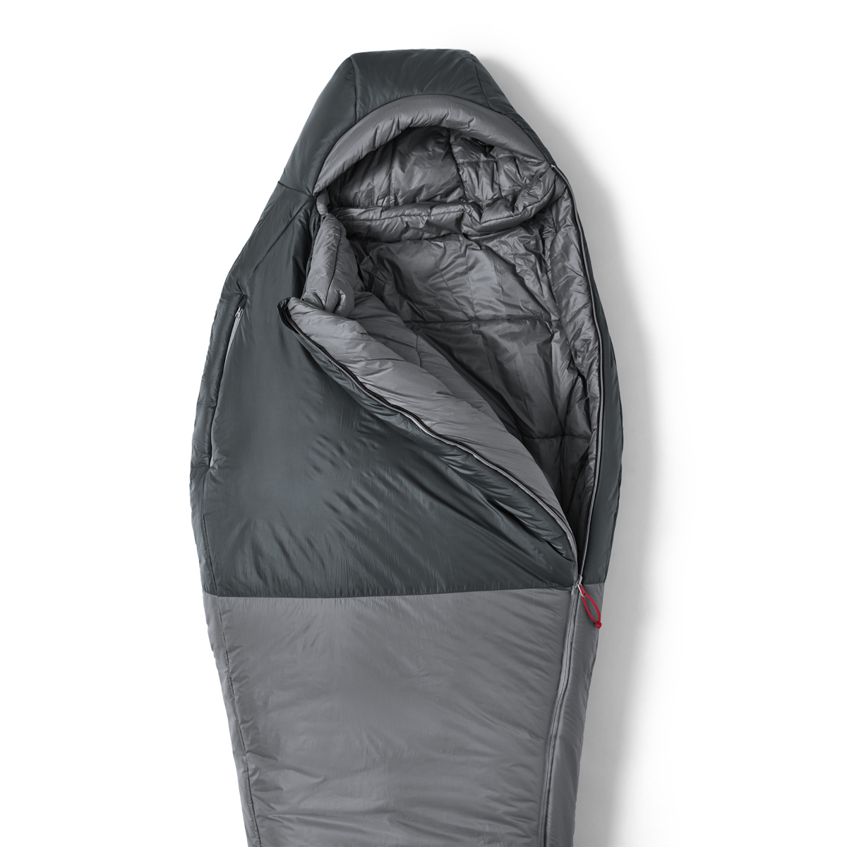 Helsport Explorer Pro Fiber 0 Sleeping Bag 200cm Smoky Grey / Ruby Red