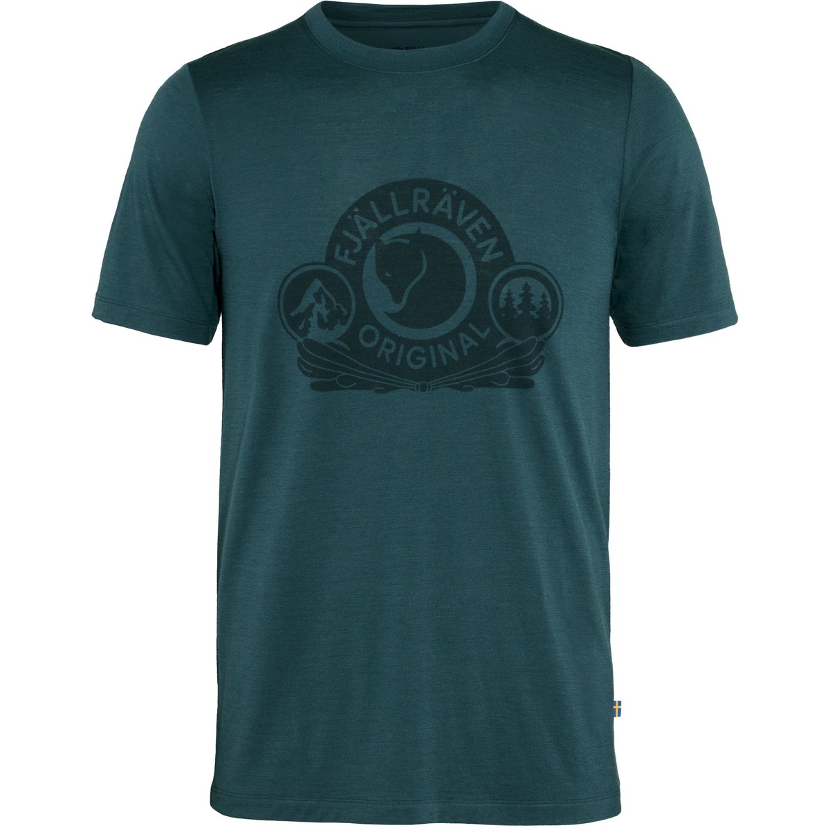 Fjällräven Men's Abisko Wool Classic SS Dark Navy