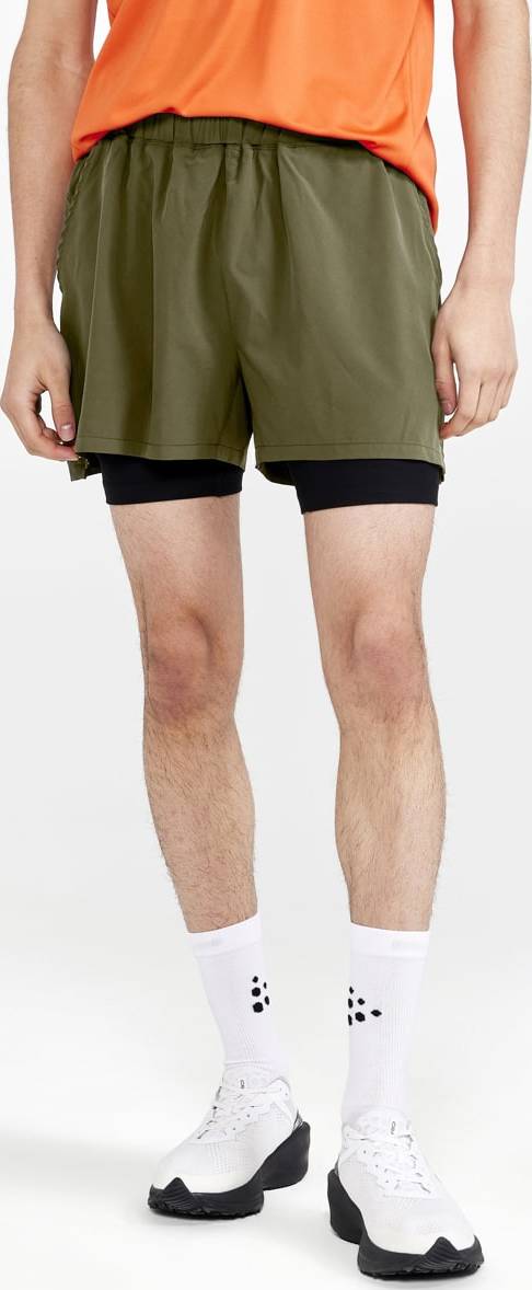 Craft Men's Adv Essence 2-in-1 Stretch Shorts Black