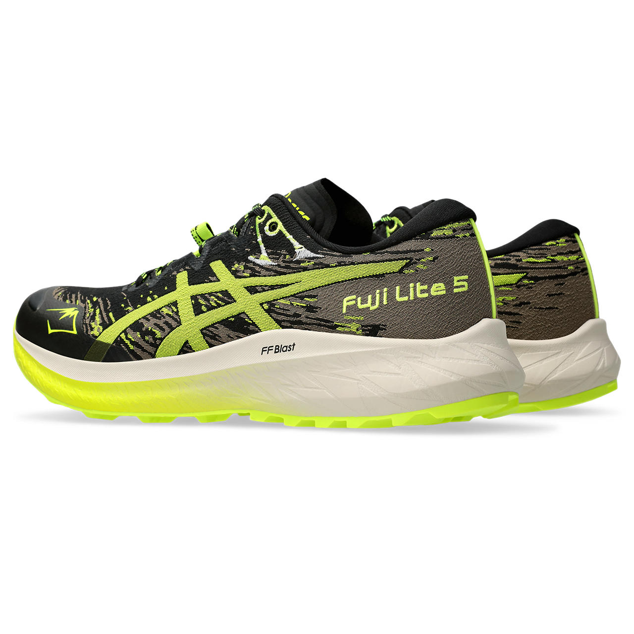 Asics Men's Fuji Lite 5 Black/Safety Yellow