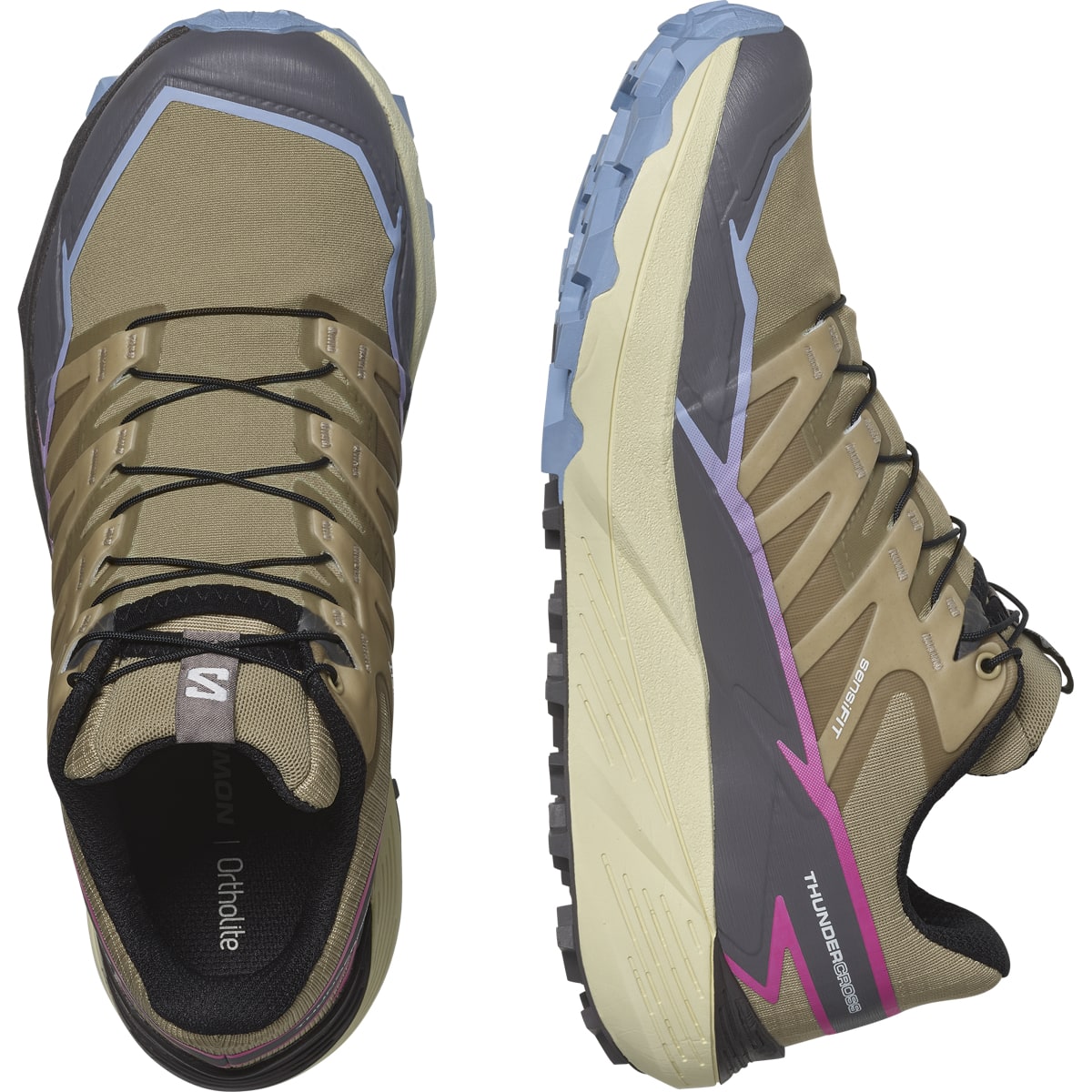Salomon Women's Thundercross Slate Green/Plum Kitten/Blue Heron