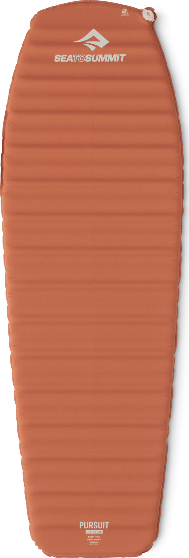 Sea To Summit Sleep Mat Self Inflated Pursuit Large Contour Bombay Brown