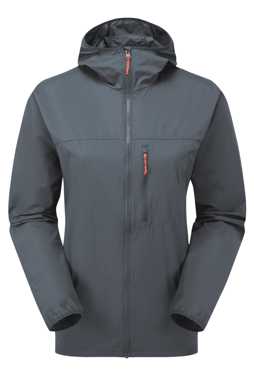 Mountain Equipment Aerofoil Hooded Wmns Jacket Blue Nights