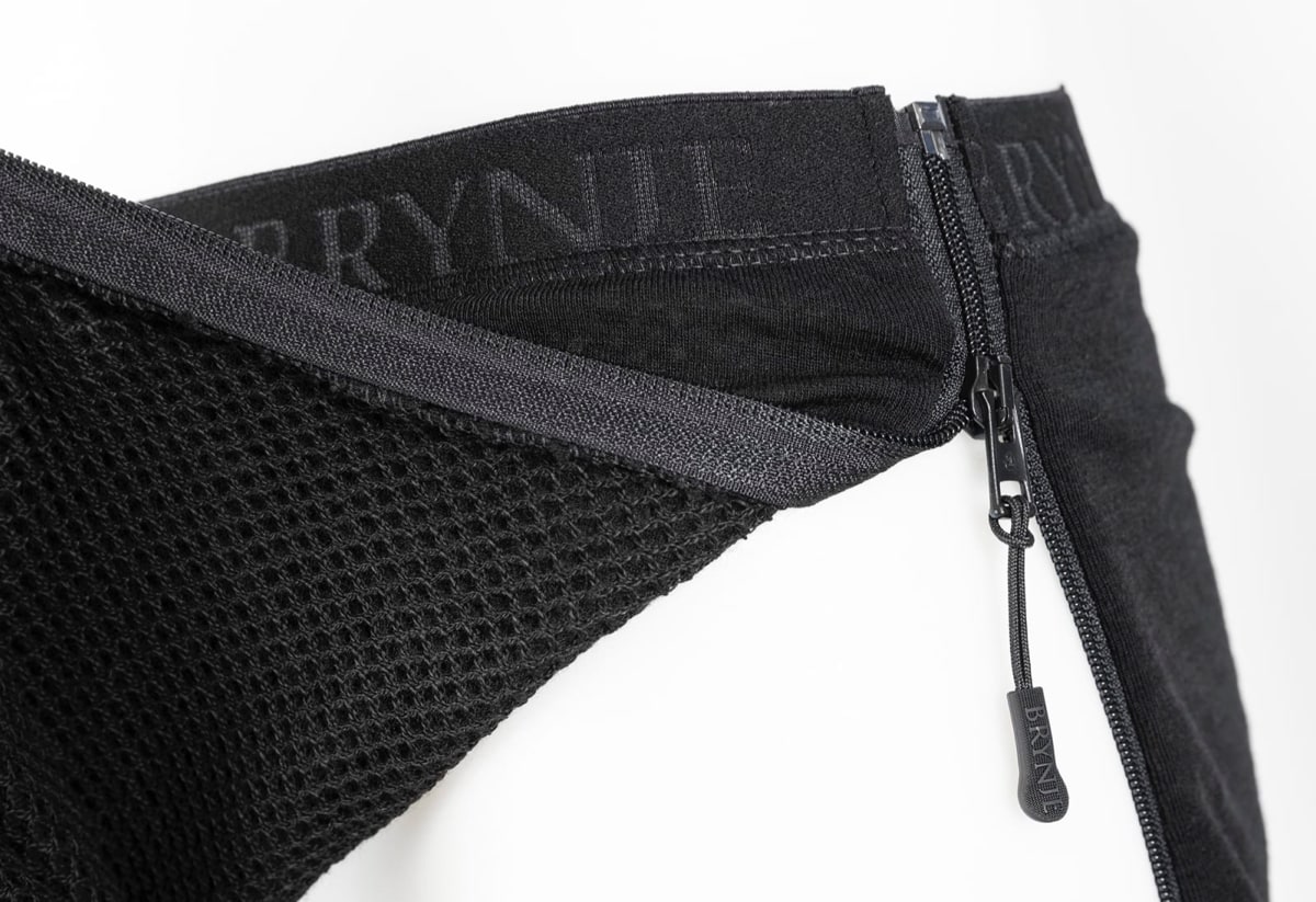 Brynje Arctic Zip-Off Longs 3/4 Legs Black