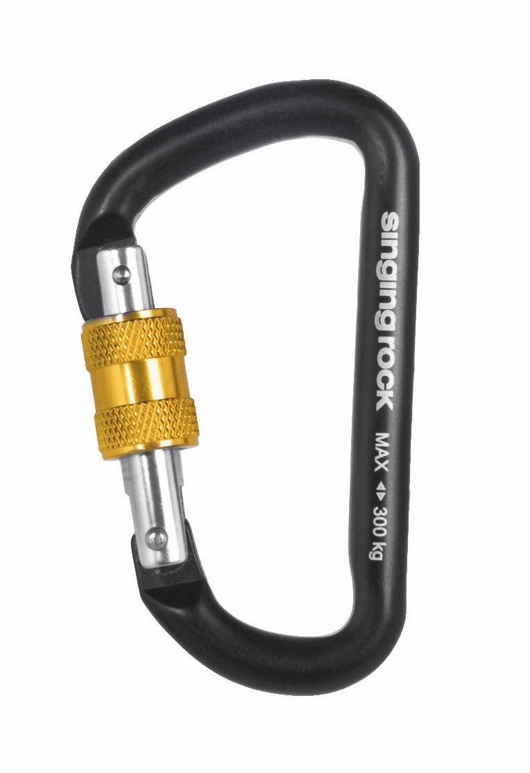 Singing Rock Mini D Screw Carabiner No Color
