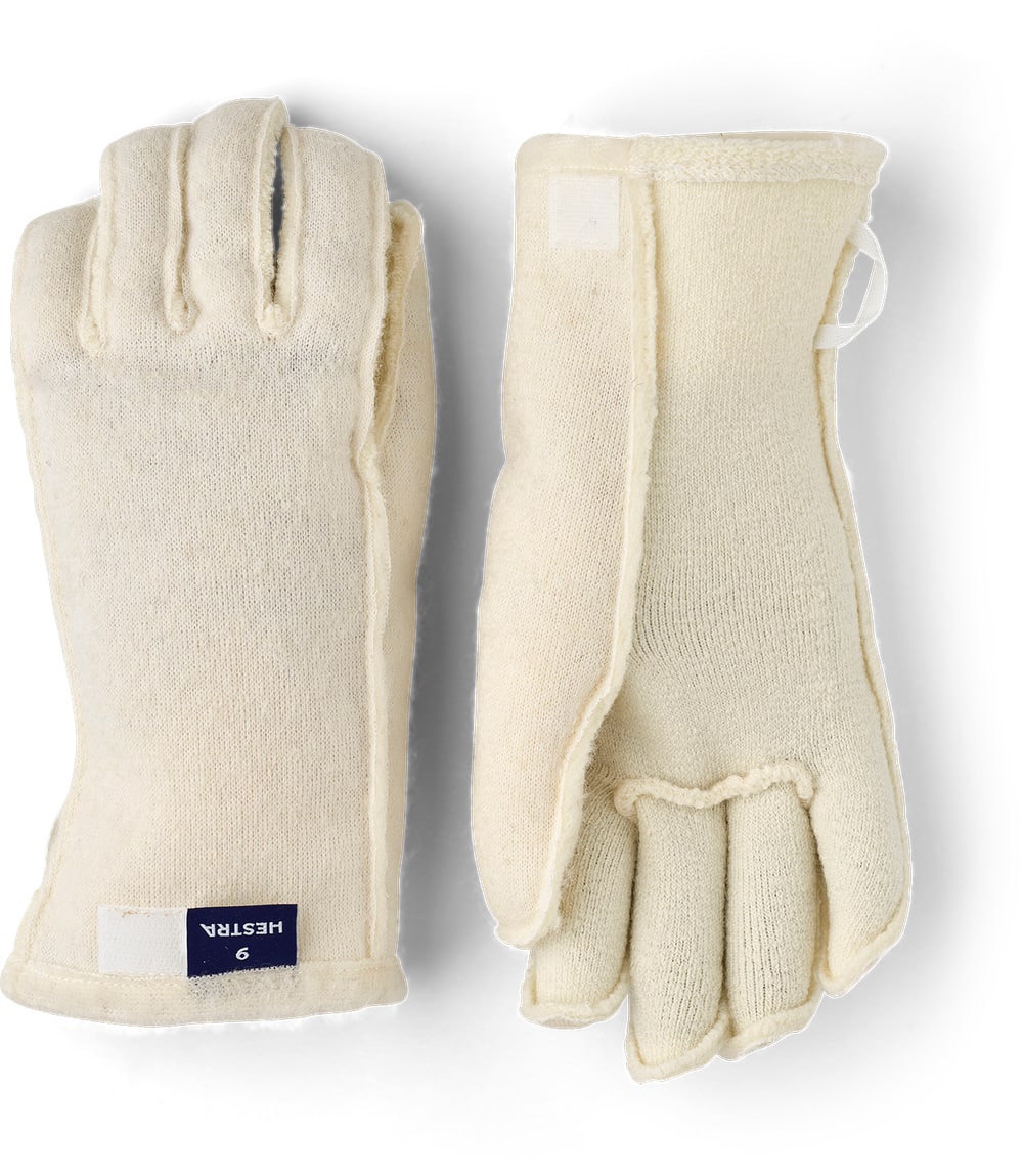 Hestra Foder Guide Leather Offwhite