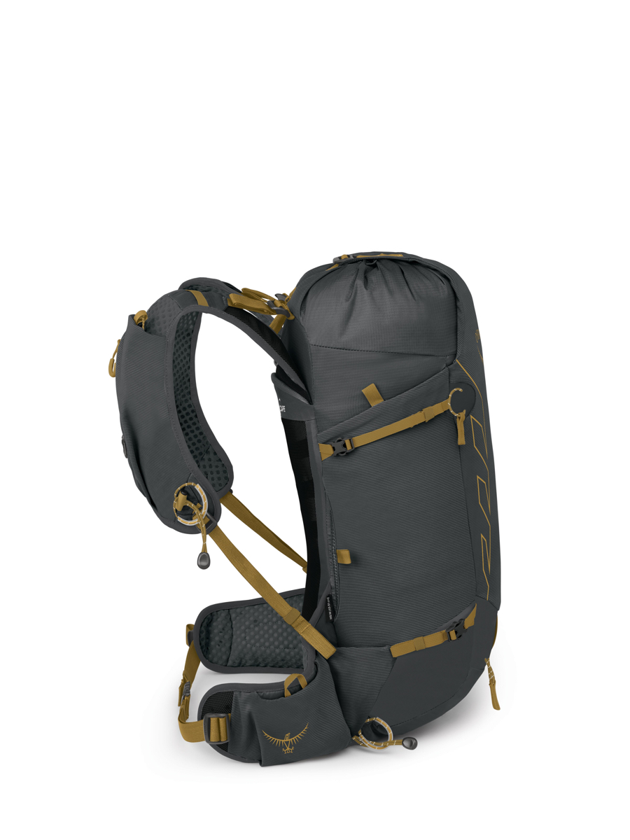 Osprey Talon Velocity 20 Dark Charcoal/tumbleweed Yellow
