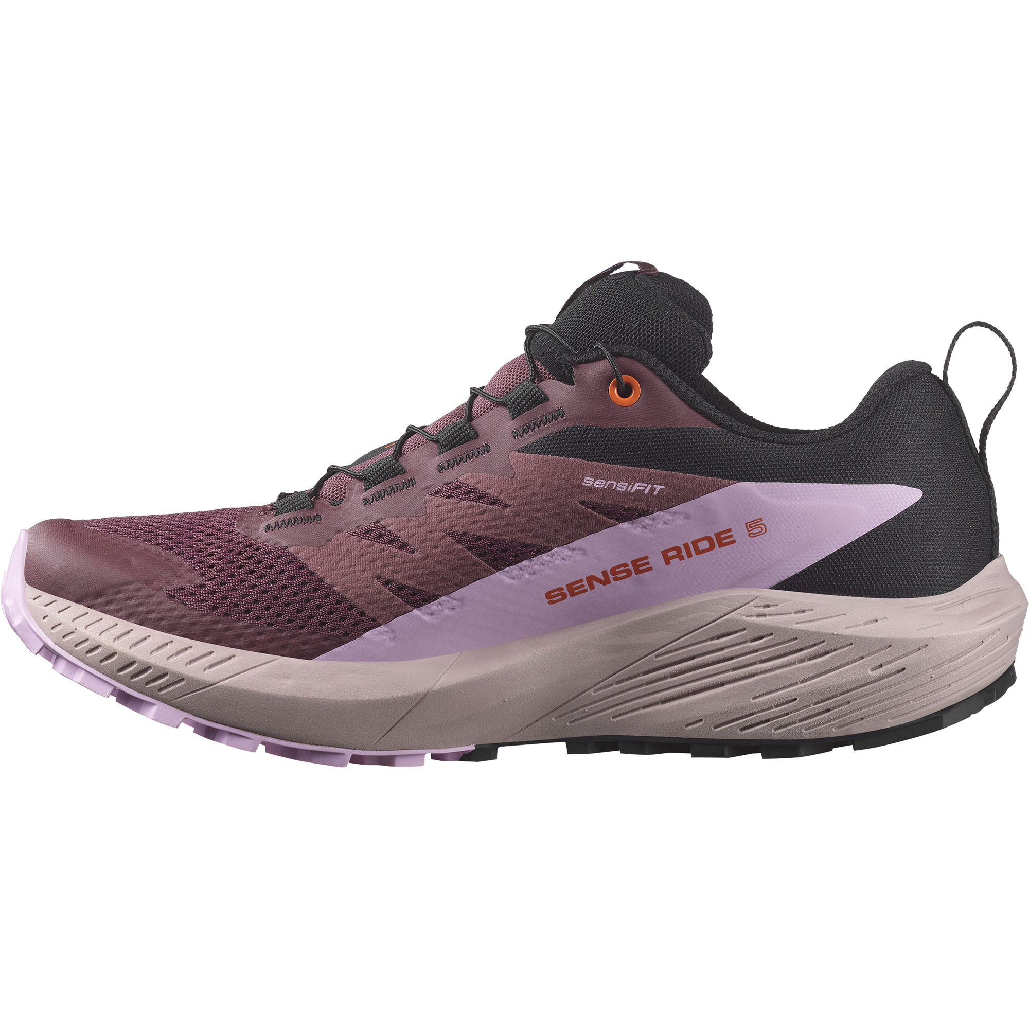 Salomon Women's Sense Ride 5 GORE-TEX Catawba Grape/Orchid Bouquet/Cherry Tomato