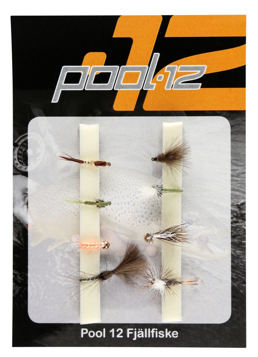 Pool 12 Flugor För Fjällfiske