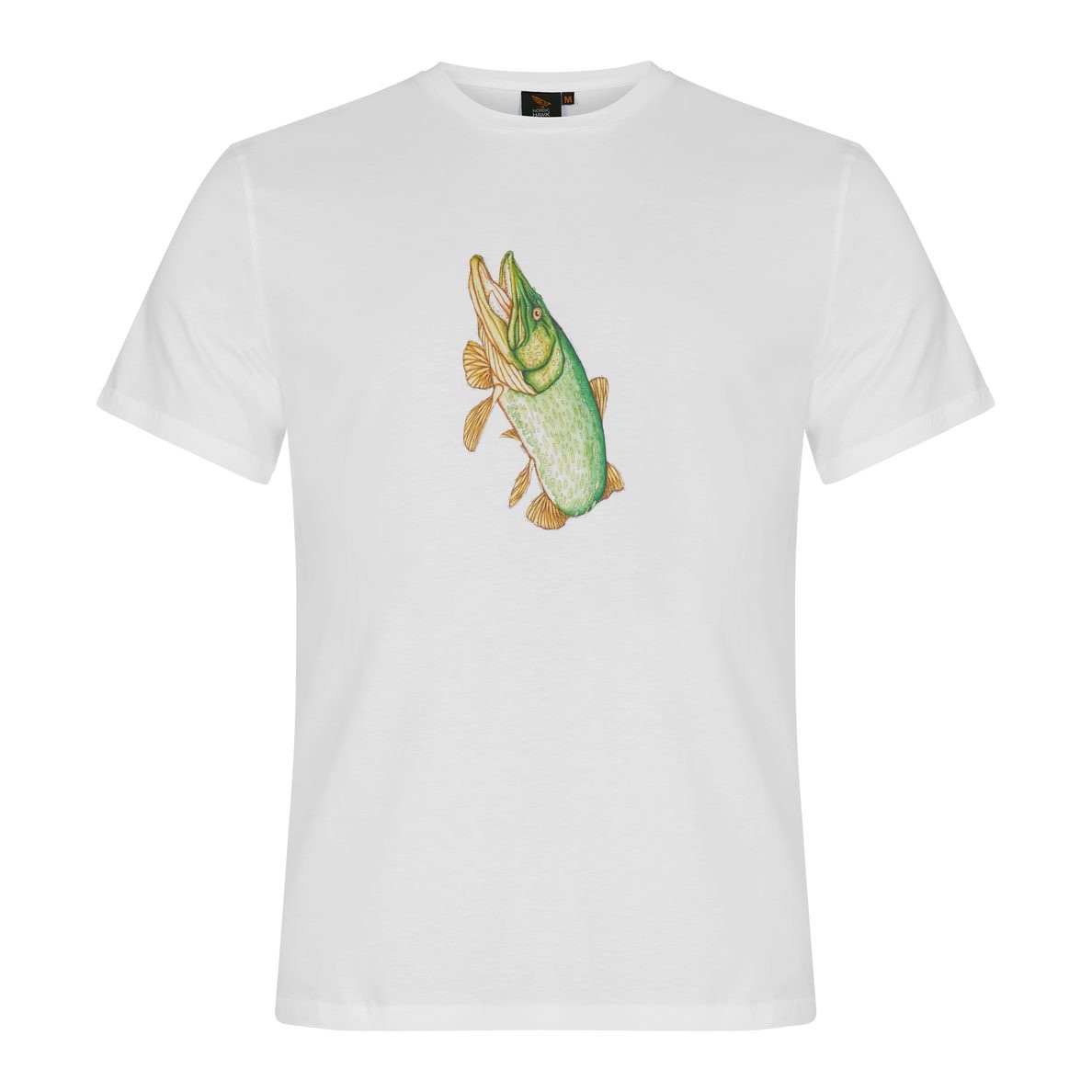 Nordic Hawk Men's Pike Tee White