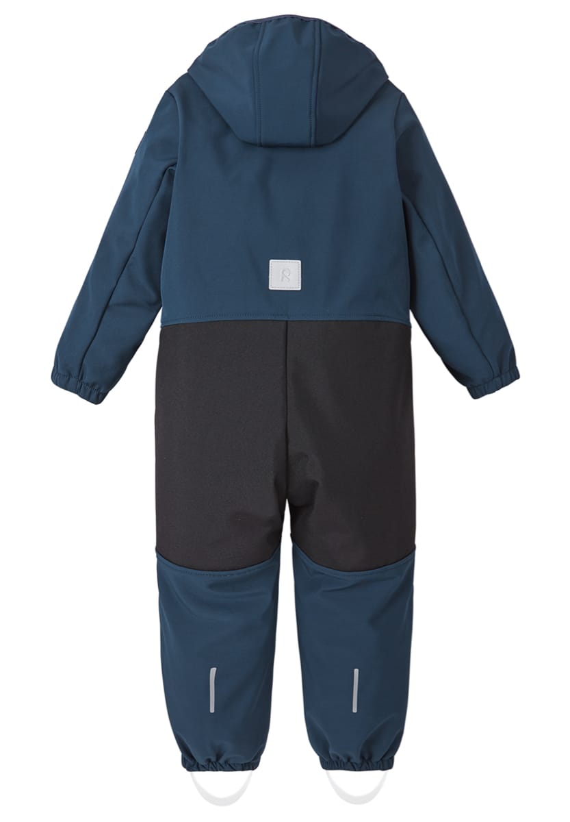 Reima Kids' Softshell Overall Nurmes Navy