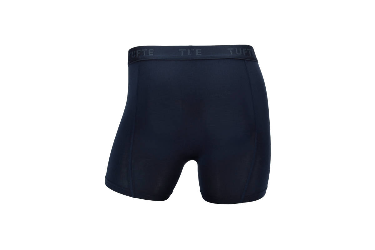 Tufte Wear Mens Boxer Brief Navy Blazer