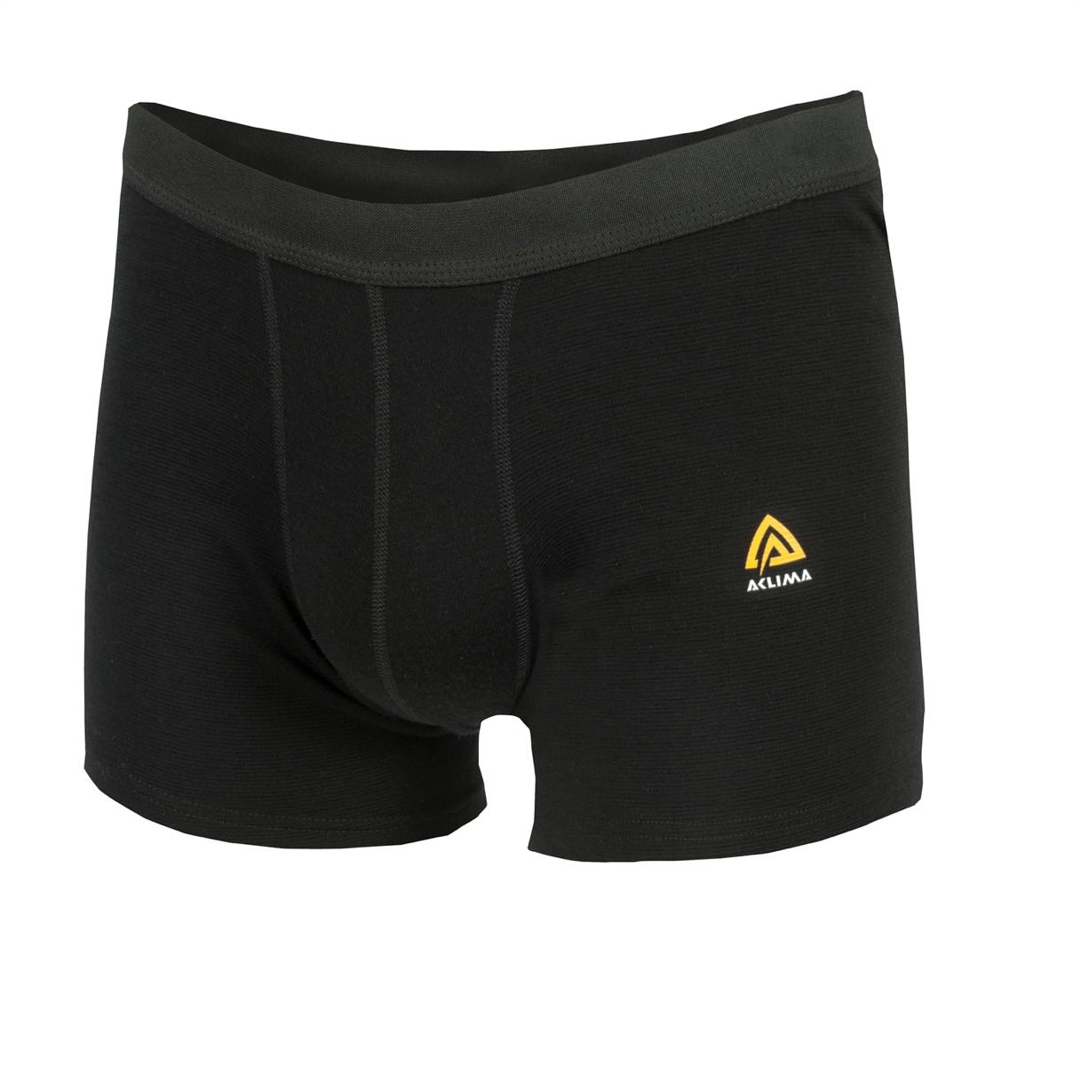 Aclima Men's Warmwool Shorts Jet Black
