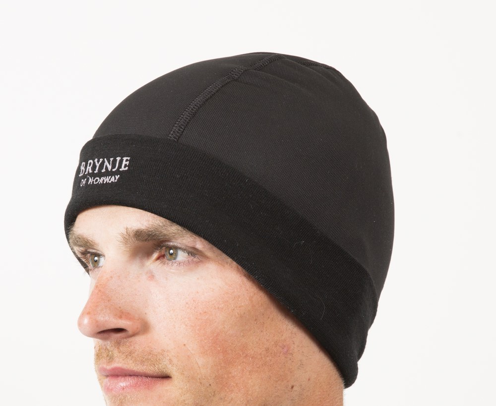 Brynje Arctic Hat with Wind-Cover Black
