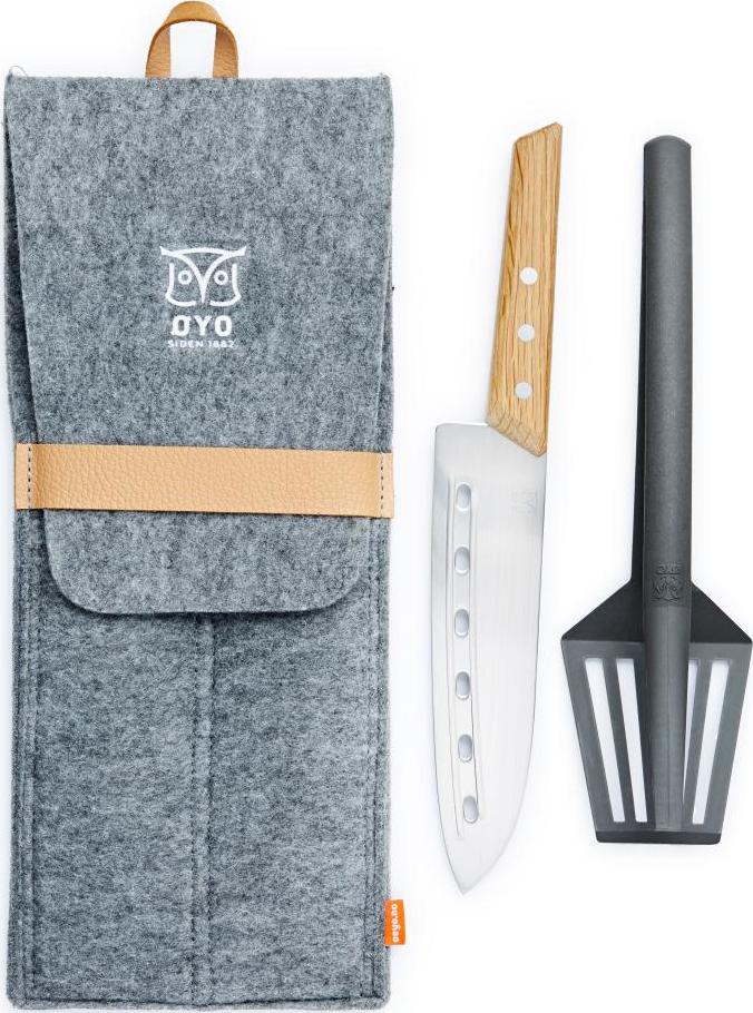 Øyo Duo Bbq Set Beige/Black