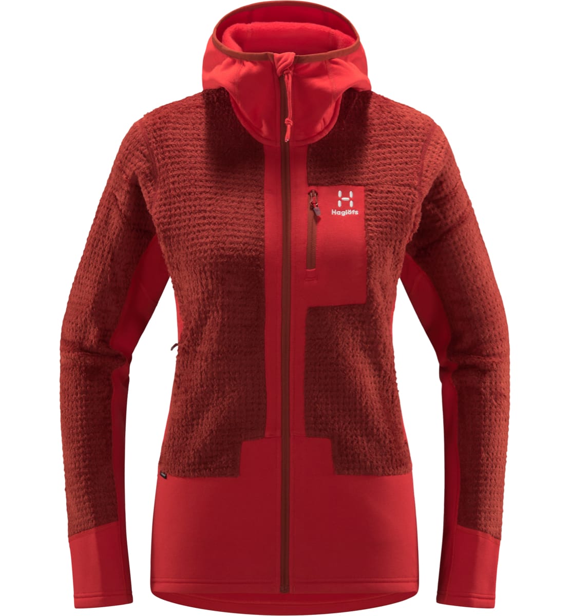 Haglöfs Women's ROC Spitz Mid Hood Corrosion/Poppy Red
