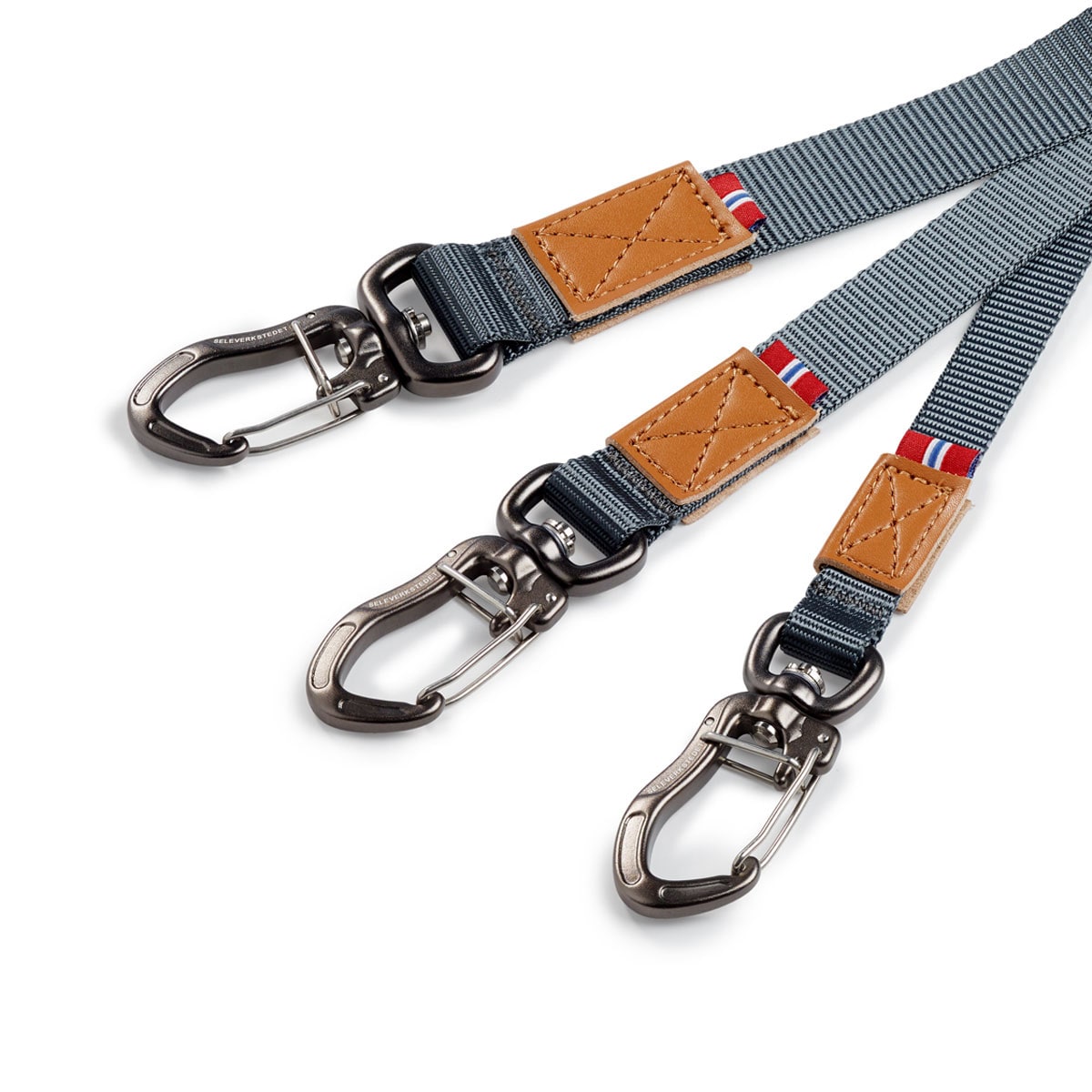 Seleverkstedet Seleverkstedet Link Dog lead 20mm Grå/brun
