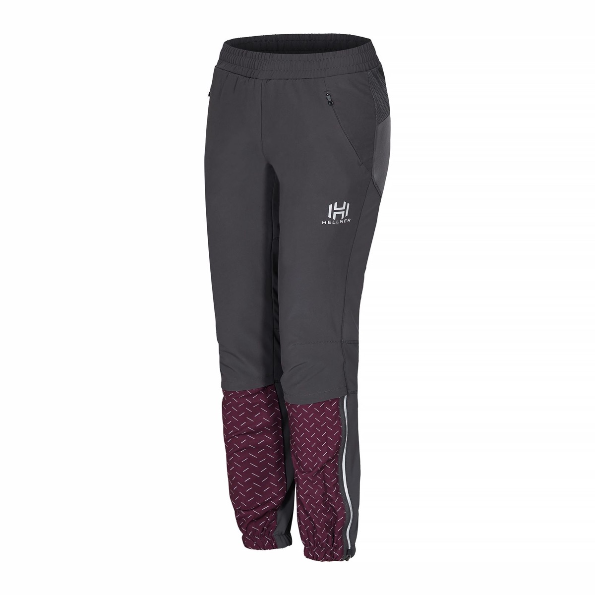 Hellner Harrå Hybrid Pants Women Grape Wine