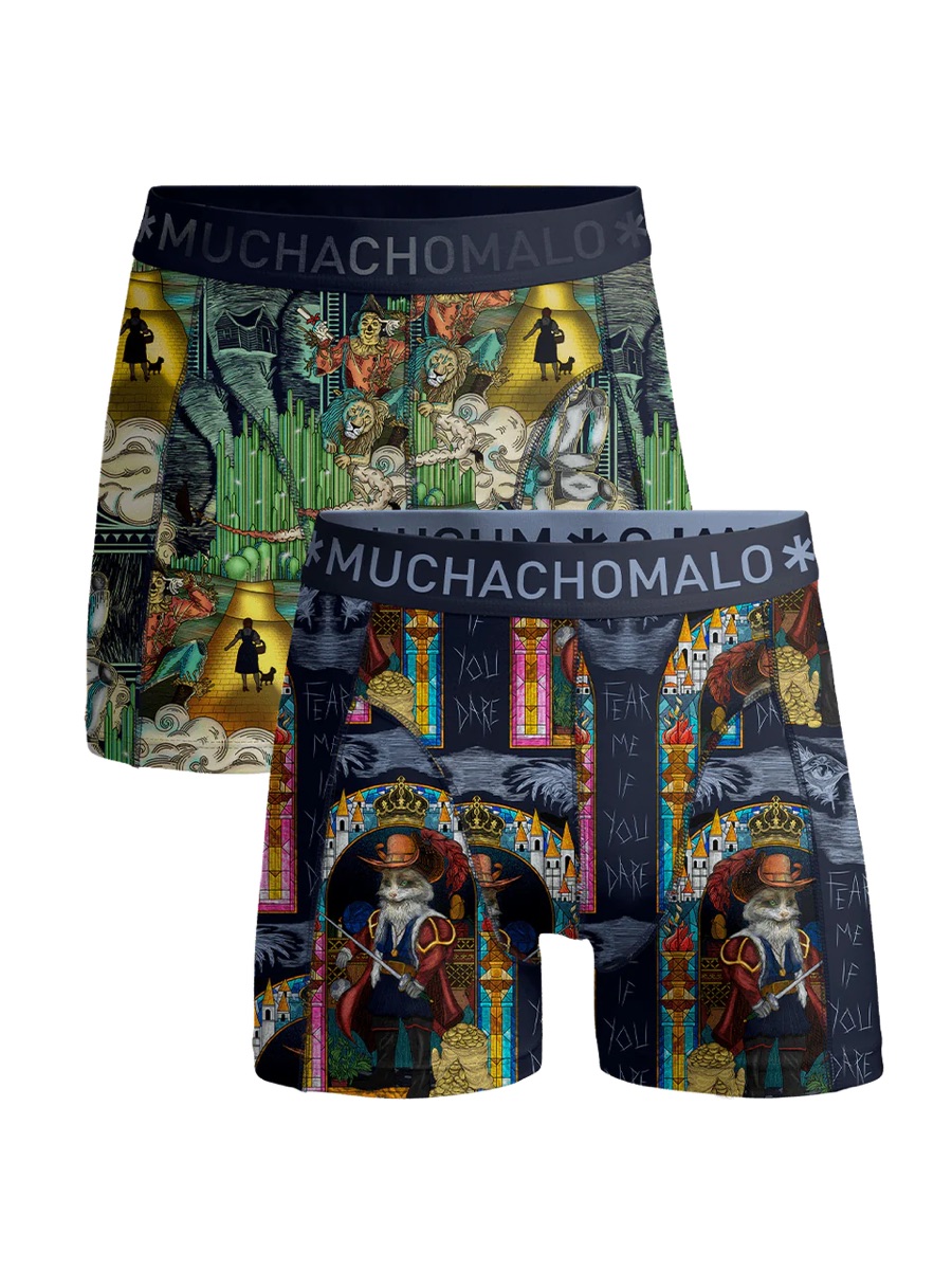 Muchachomalo 1010 Pussbootswiz 04 2pk Boxer Pr./Pr. Multi
