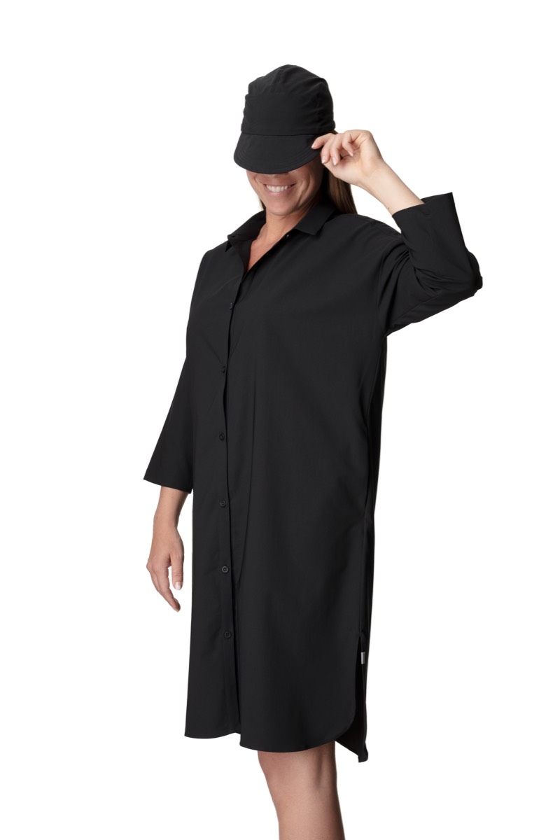 Houdini Women's Route Shirt Dress True Black