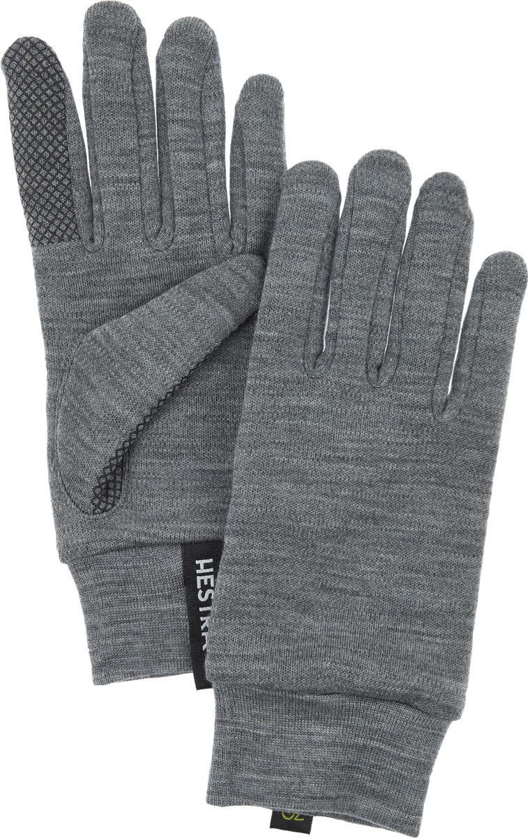 Hestra Merino Touch Point - 5 Finger Grey