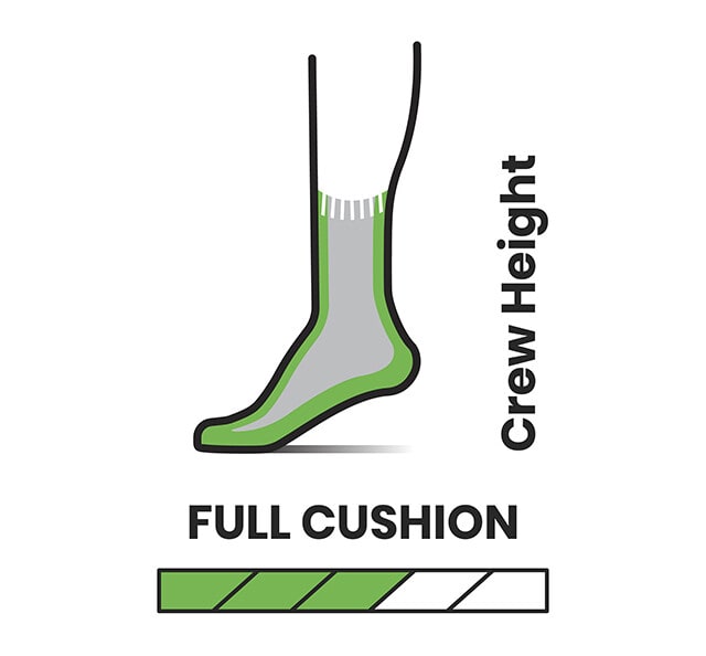 Smartwool Kids' Hike Full Cushion Crew Socks Alpine Blue