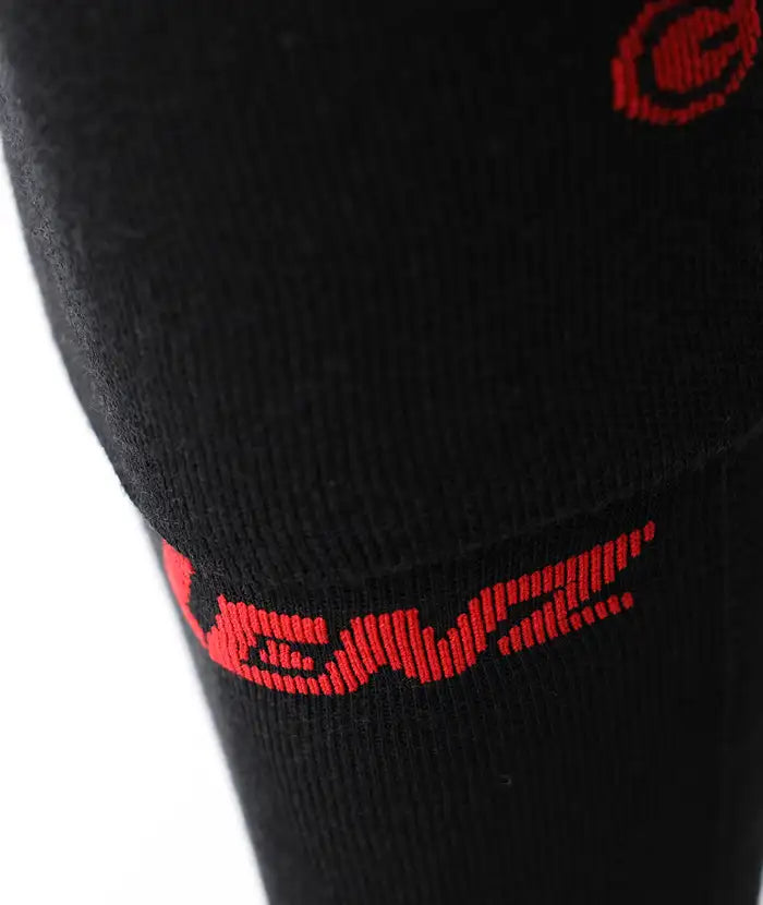 Lenz Heat Sock 6.1 Toe Cap Compression Black