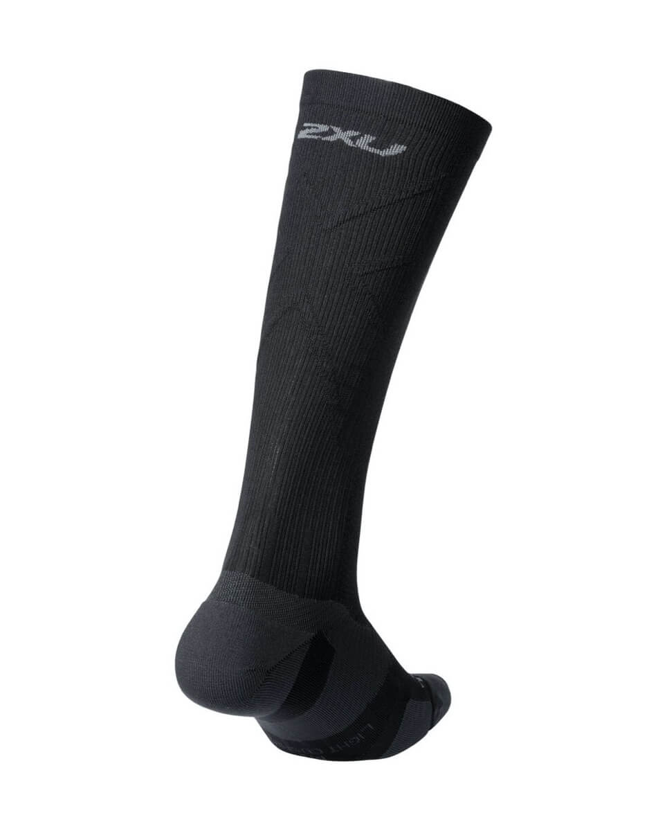 2XU VECTR Light Cushion Full Length Socks Black/Titanium