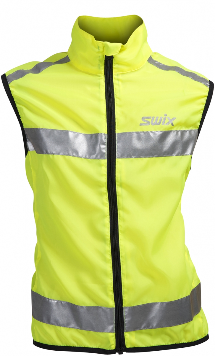 Swix Junior's Flash Reflective Vest Yellow