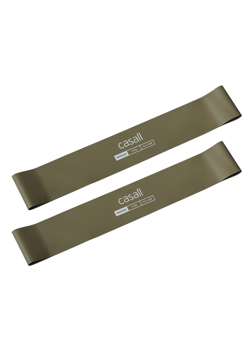 Casall Rubber Band Medium 2pcs Medium Green