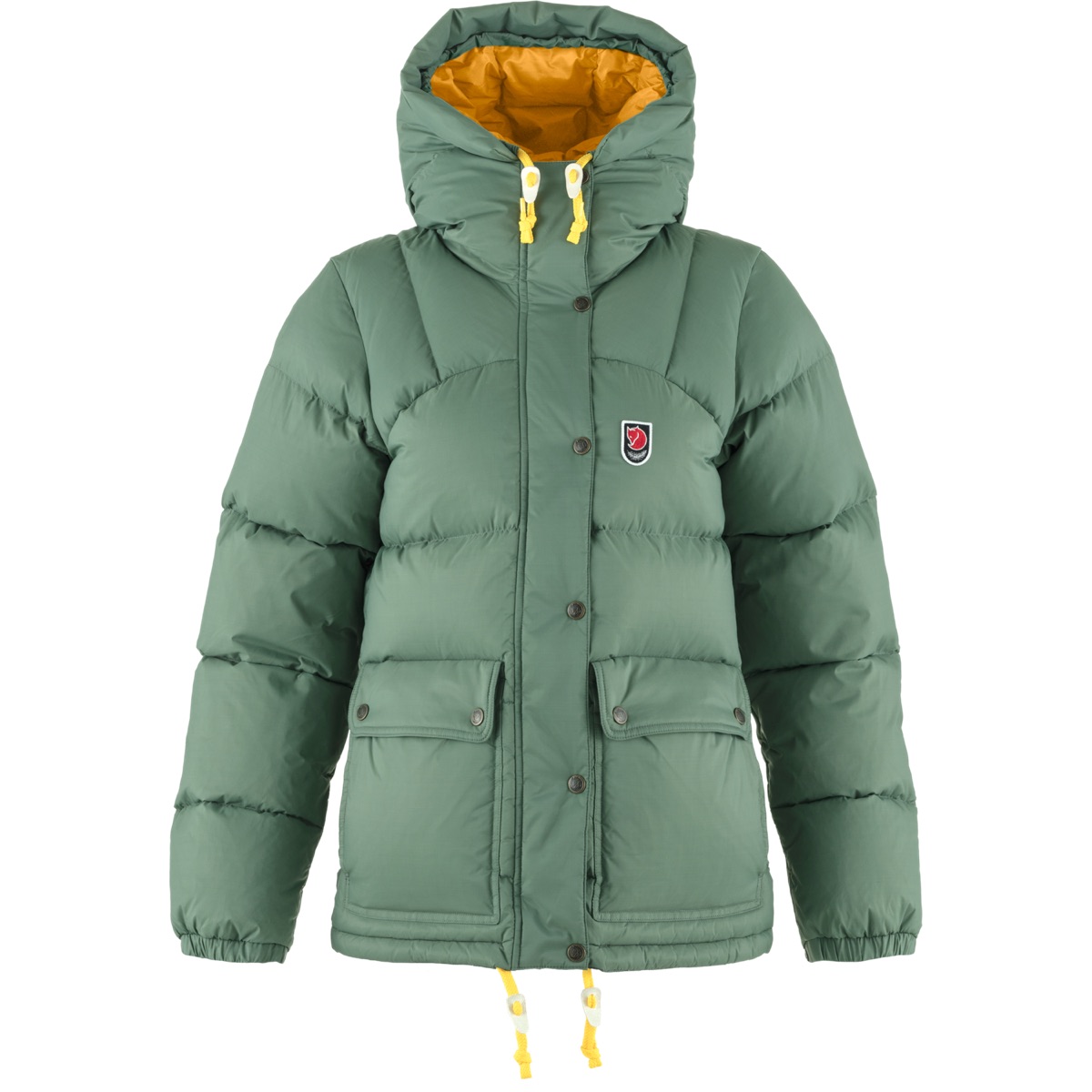 Fjällräven Expedition Down Lite Jacket W Patina Green-mustard Yellow