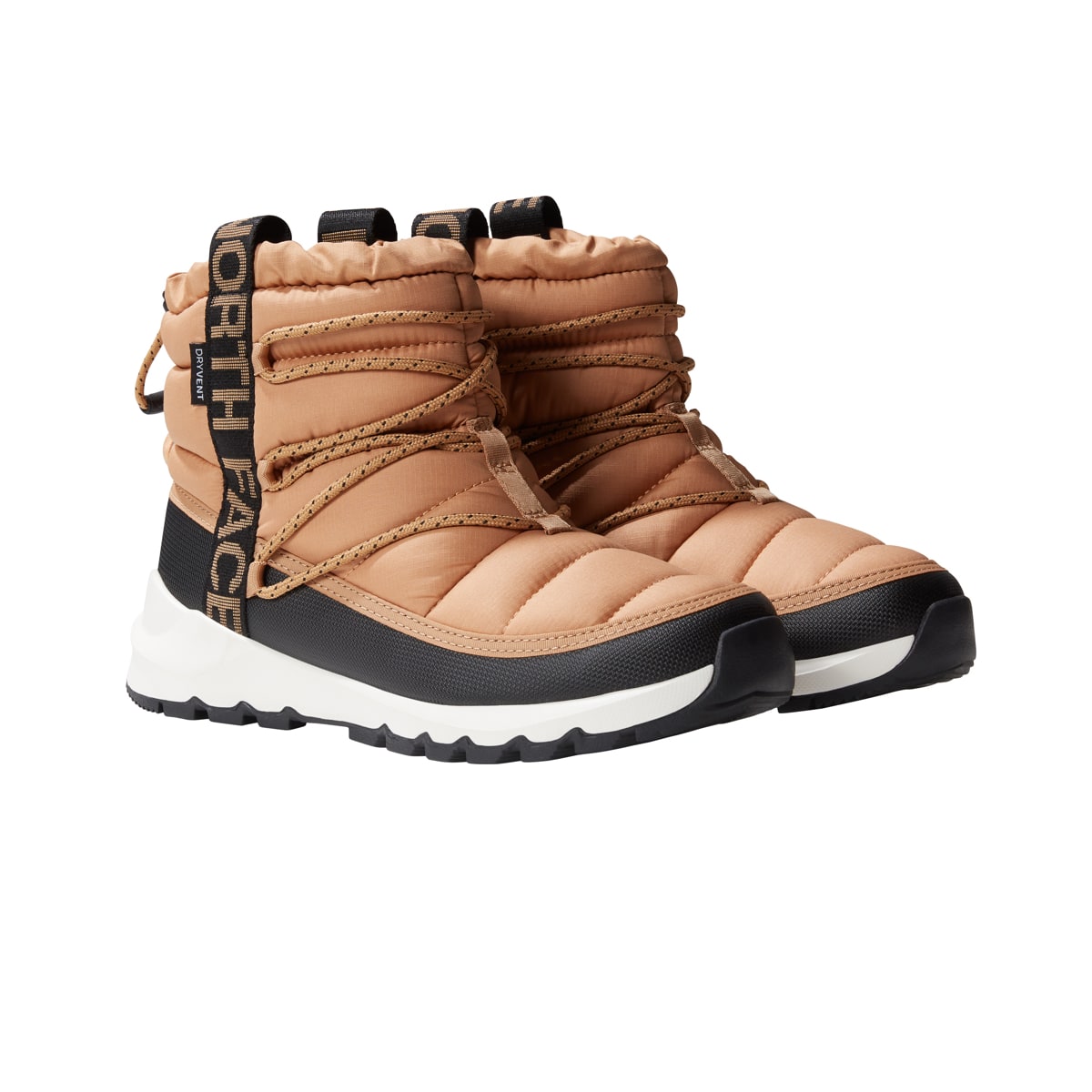 The North Face Women's Thermoball Lace Up Waterproof Almond Butter/TNF Black