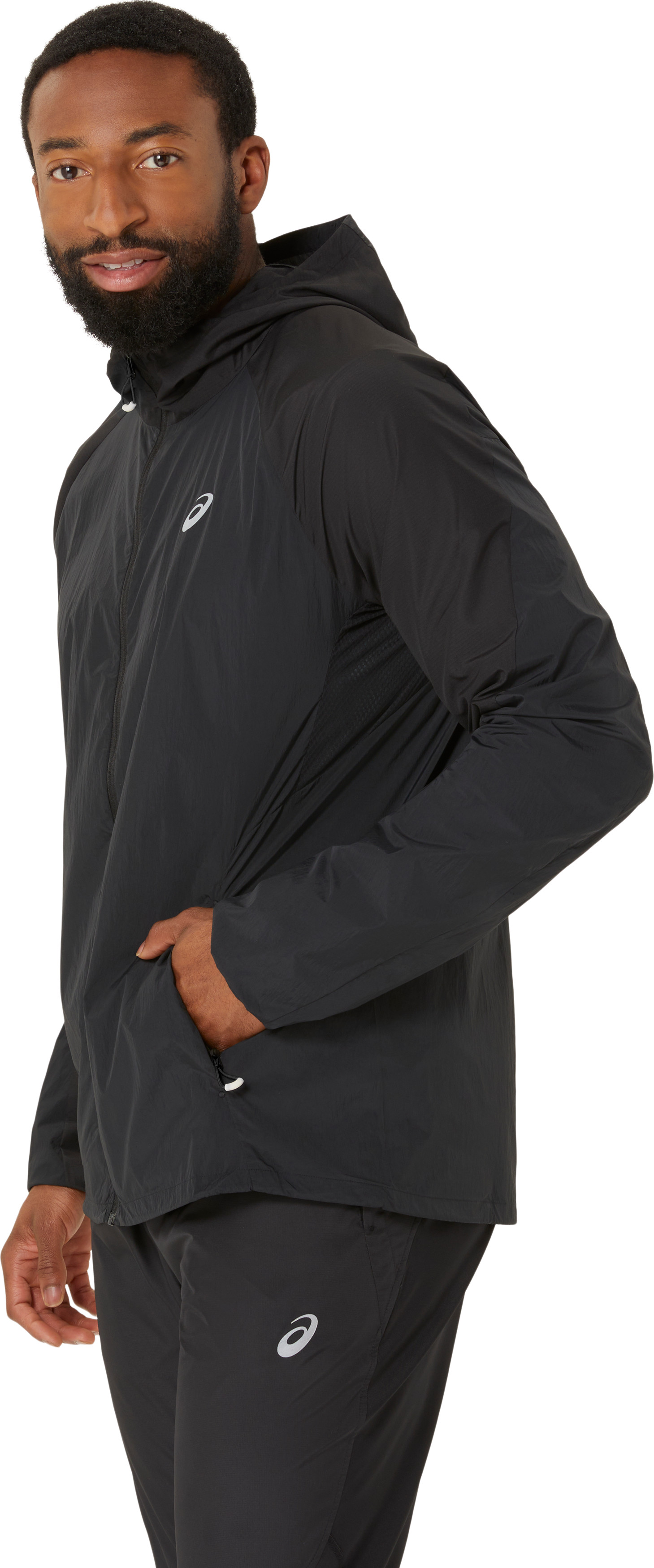 Asics Men's Road Packable Jacket Performance Black