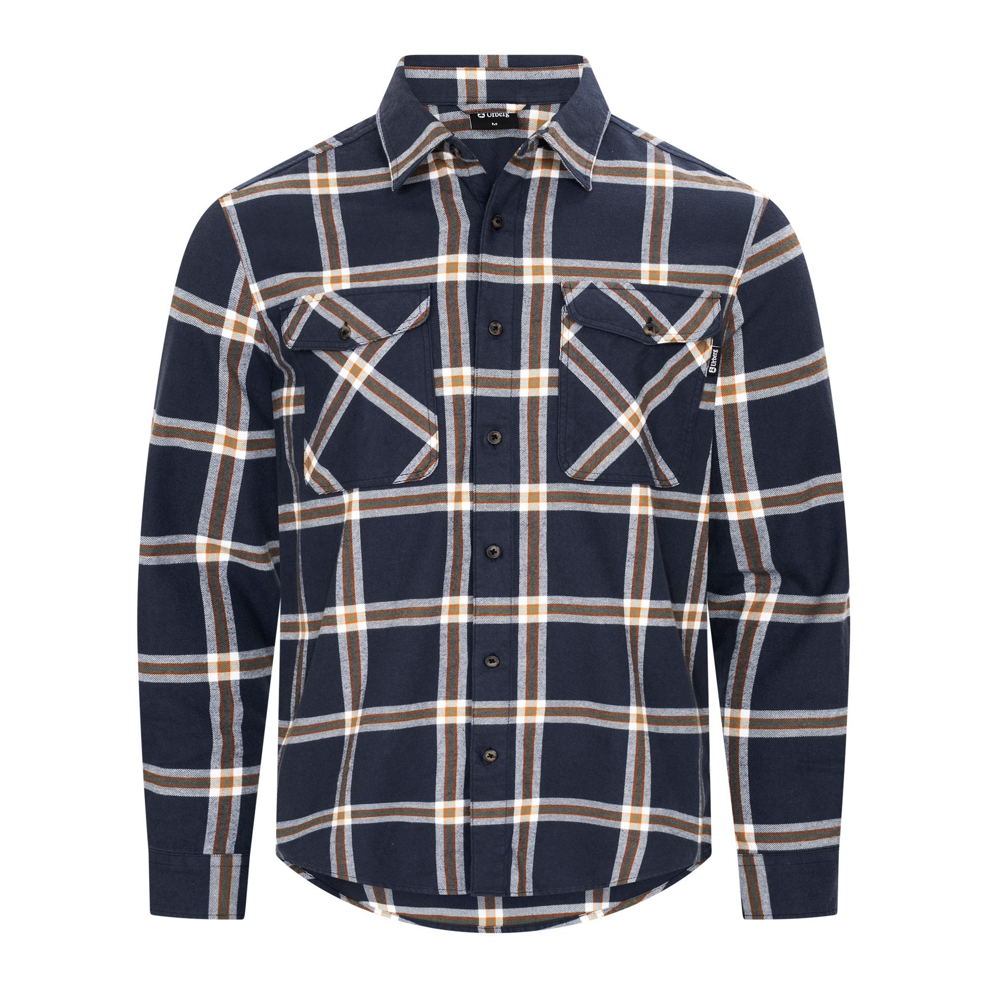 Urberg Two Pocket Flanell Shirt Men Blue Nights/deep Lichen Green