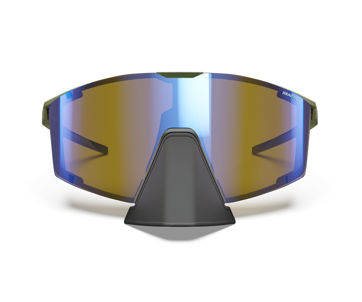 Julbo Edge Cover Army Green/black Reactiv 2-4 Blue Flash