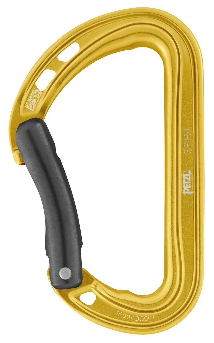 Petzl Spirit Carabiner Bent Red