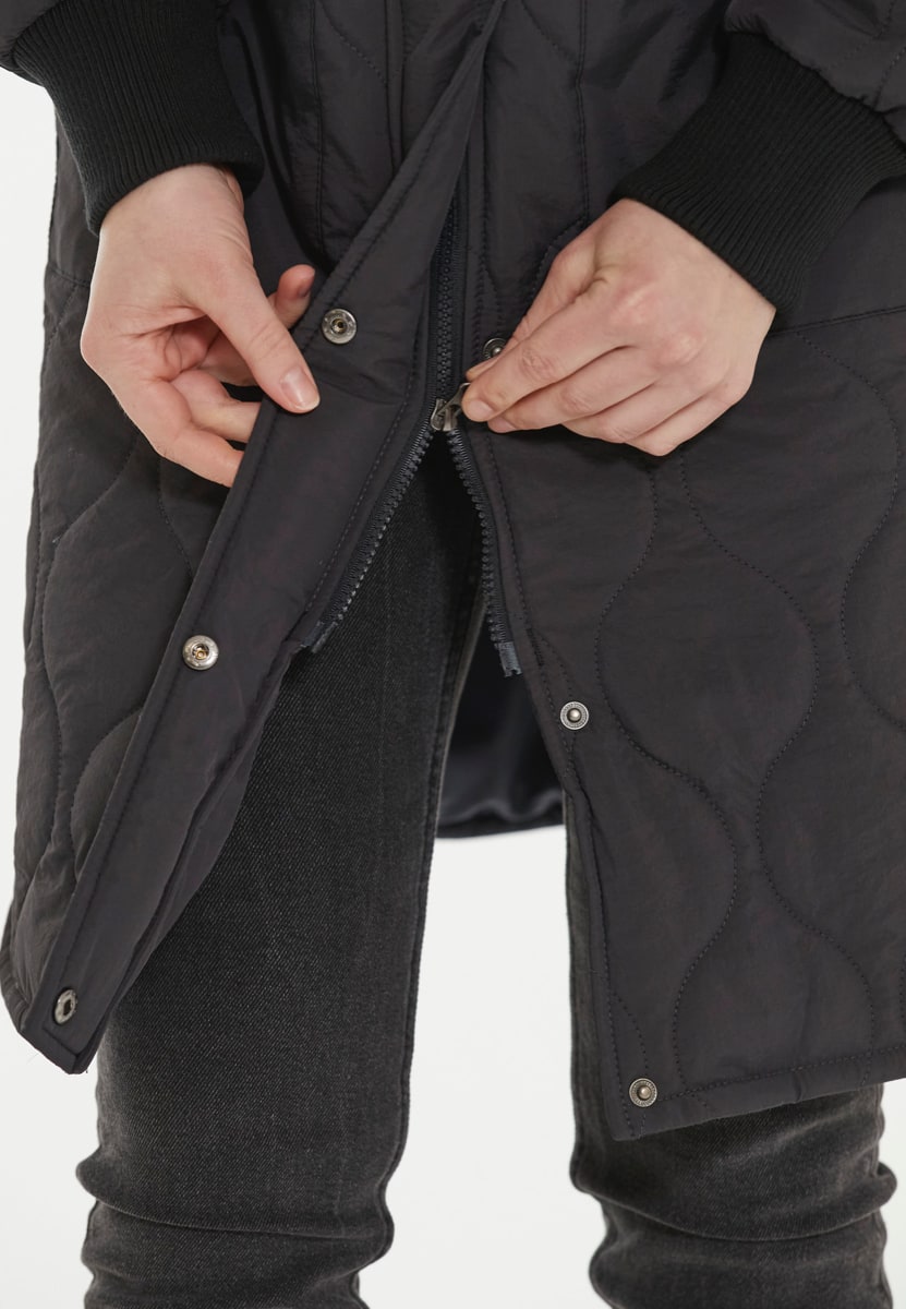 Weather Report Hollie W Long Quilted Jacket Phantom