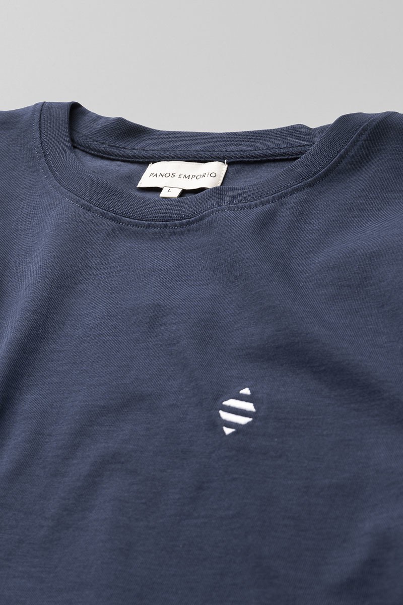 Panos Emporio PE ELEMENT TEE ORGANIC COTTON NAVY