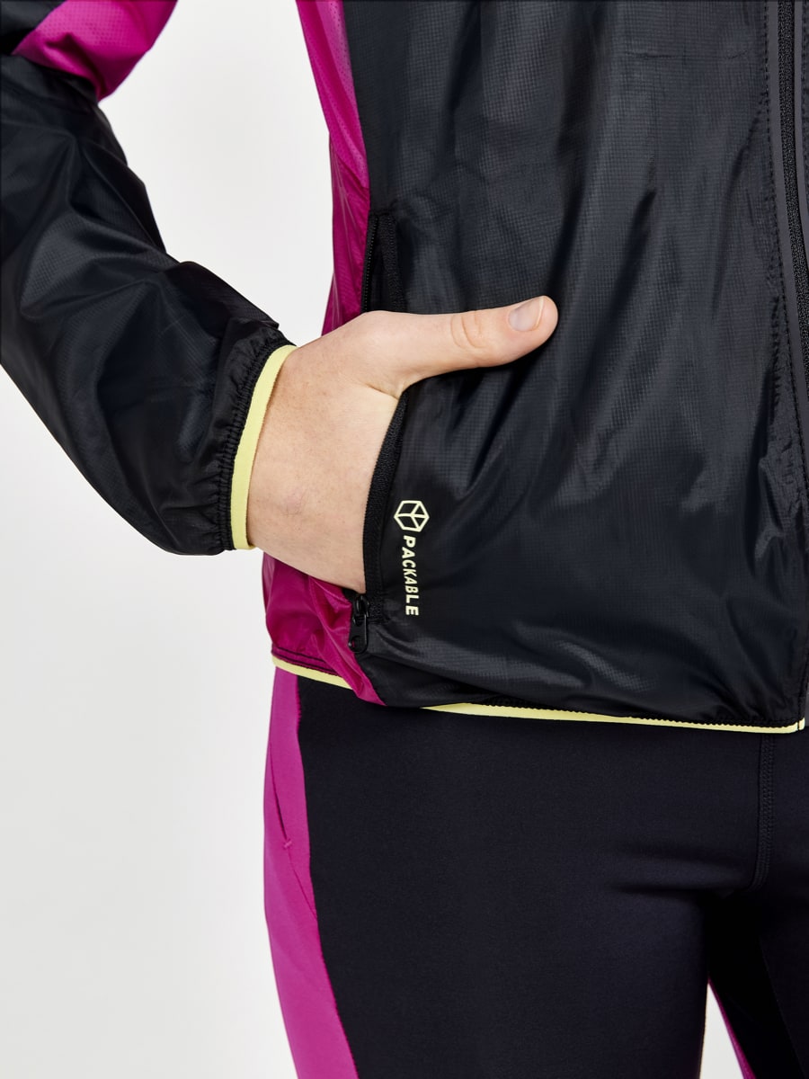 Craft Women's Pro Hypervent Jacket Black-Roxo