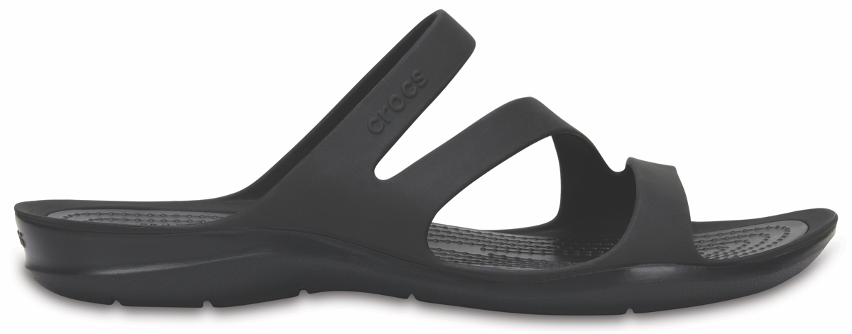 Crocs Women's Swiftwater Sandal Black/Black