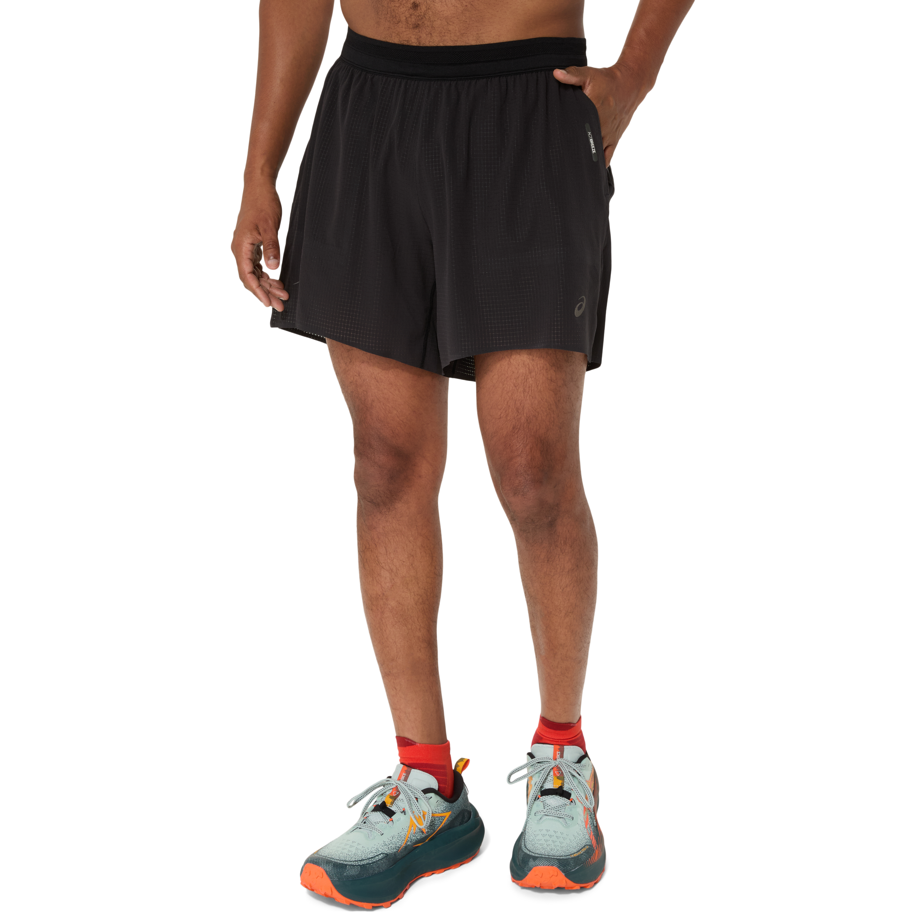Asics Ms Fujitrail Elite Short Performance Black