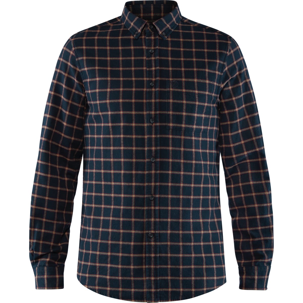 Fjällräven Men's Övik Flannel Shirt Dark Navy