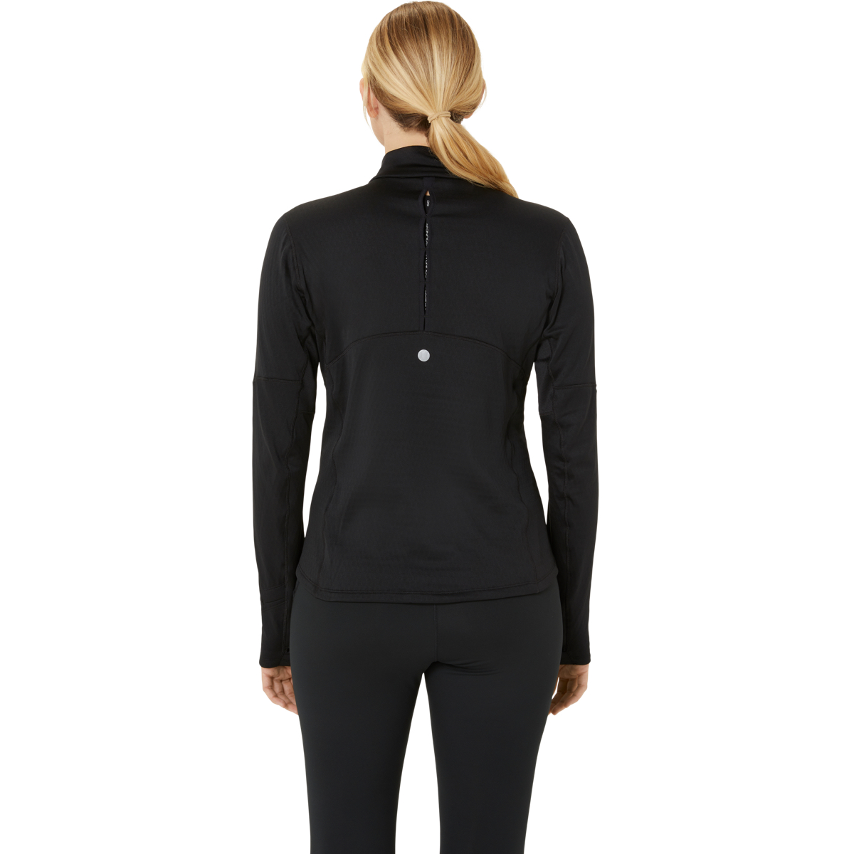 Asics Road Winter 1/2 Zip Mid Layer Performance Black
