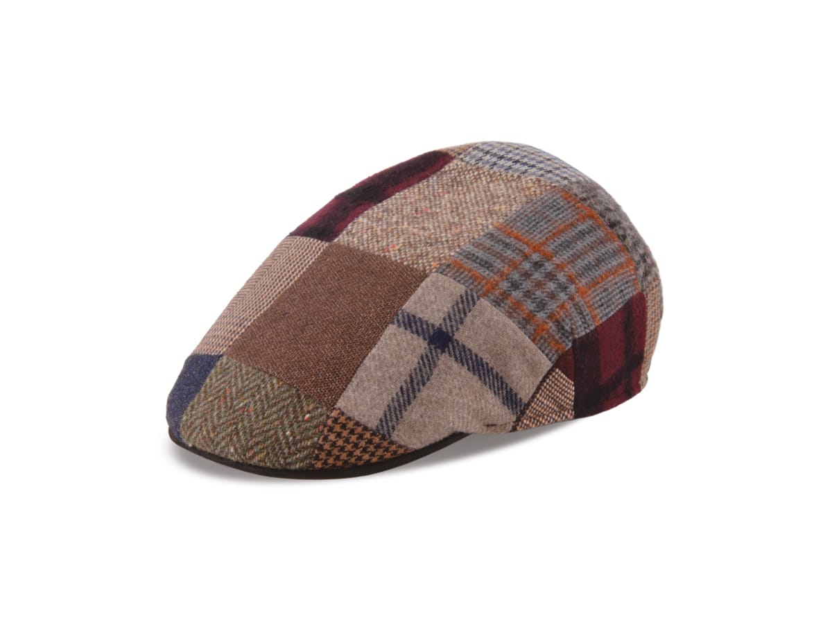 MJM Country Wool Mix Patch/Leather Brown