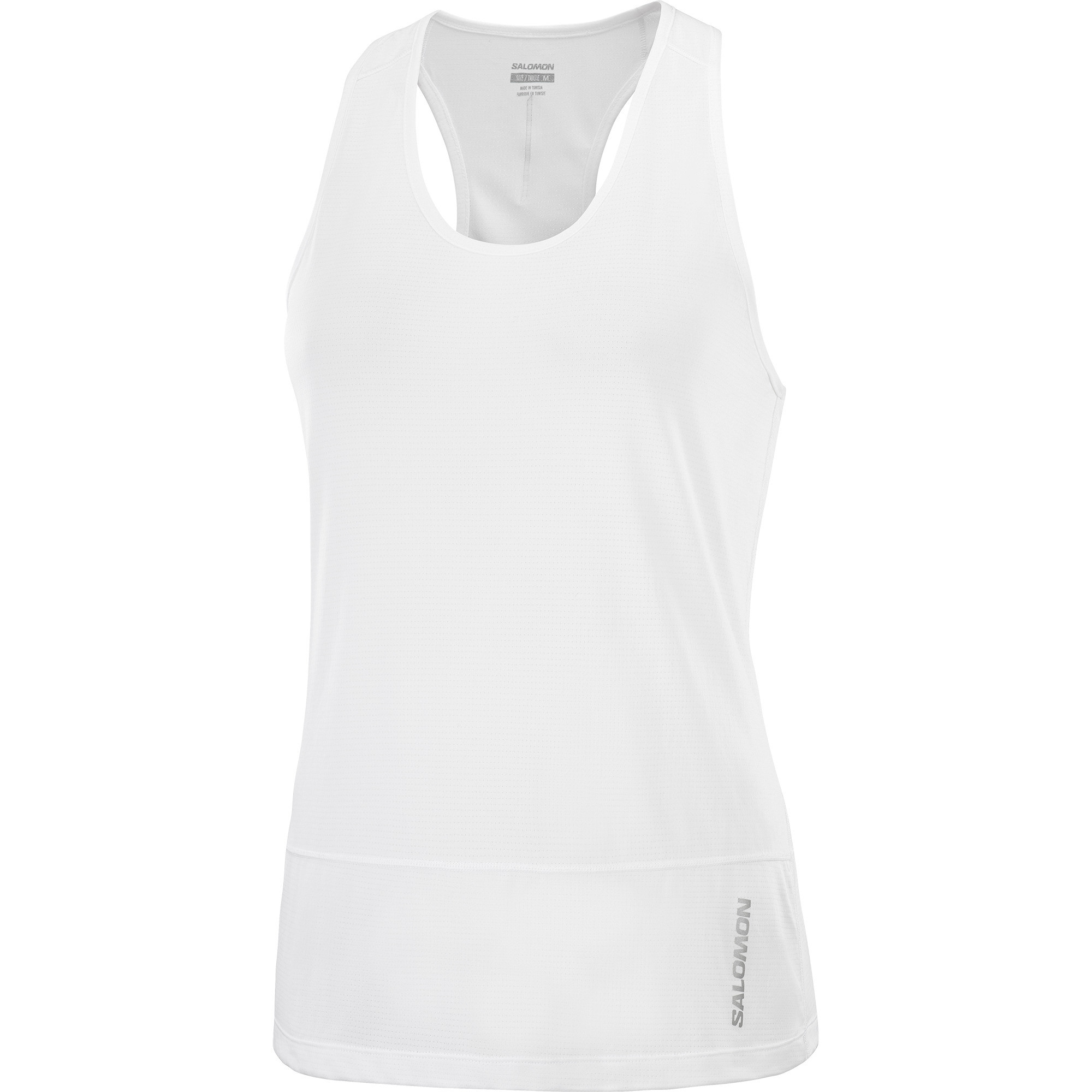 Salomon Women's Cross Run Singlet White