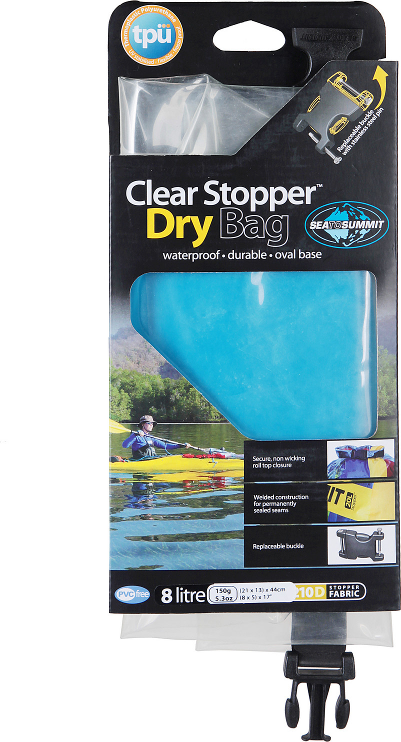 Sea To Summit Clear Stopper Dry Bag 8L Blue